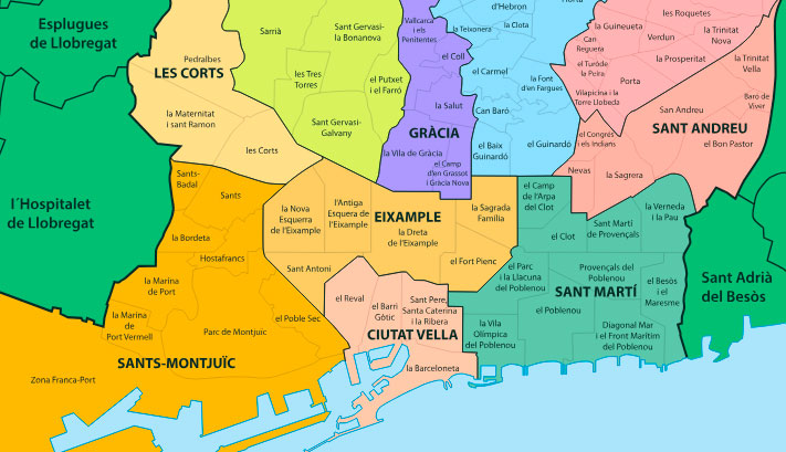 Barcelona Map